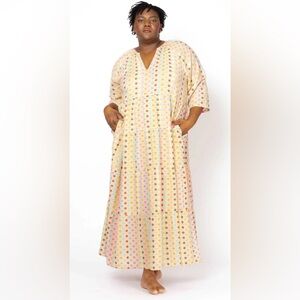 Ace & Jig misty maxi dress in sugar. Size 2X